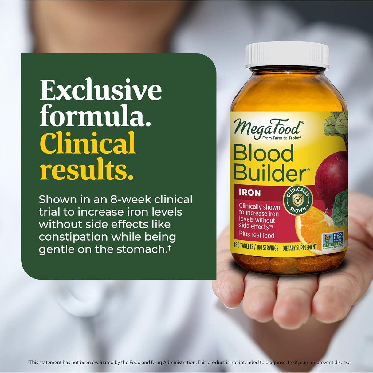 Suplemento Comprimidos de suplemento de hierro Blood Builder