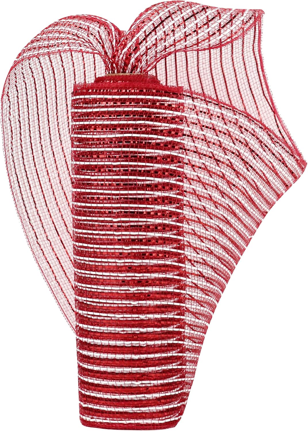 MEEDEE 10 Deco Mesh Navidad 10 Yards para Coronas y Árboles