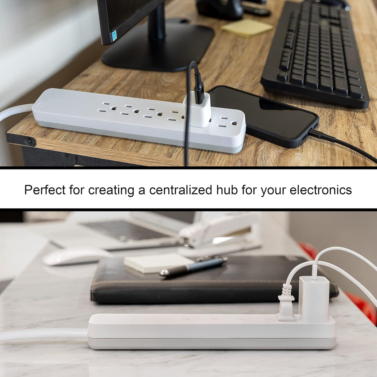 GE Pro 40532 Protector SurGE de 6 tomas, cable de extensión