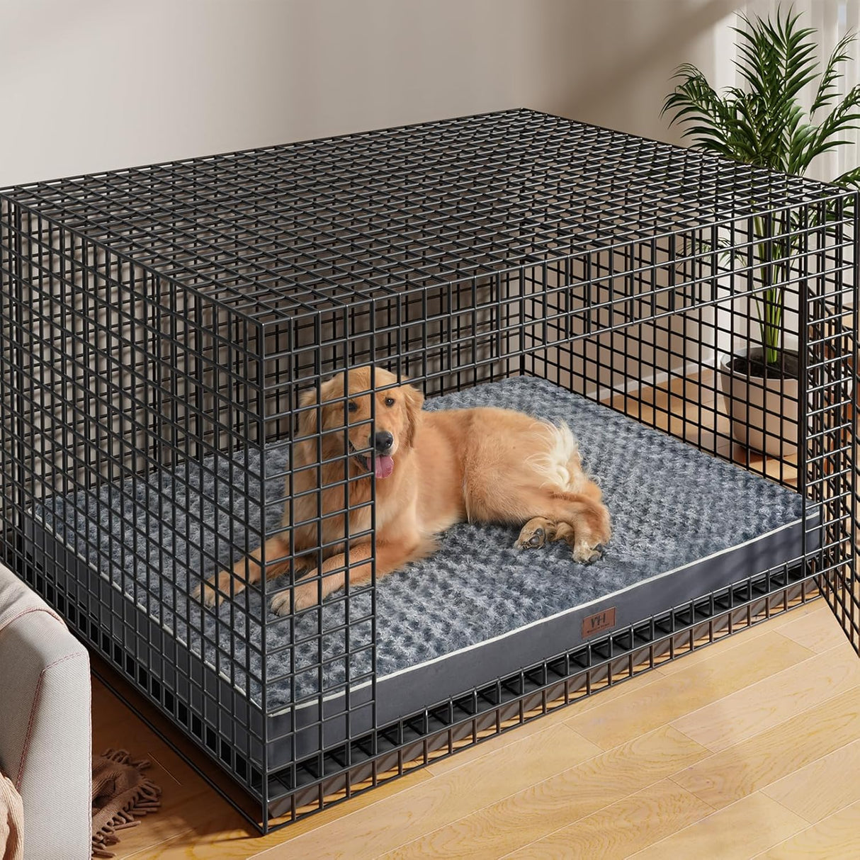 Cama Ortopédica para Perros Grandes WESTERN HOME, Espuma, Impermeable