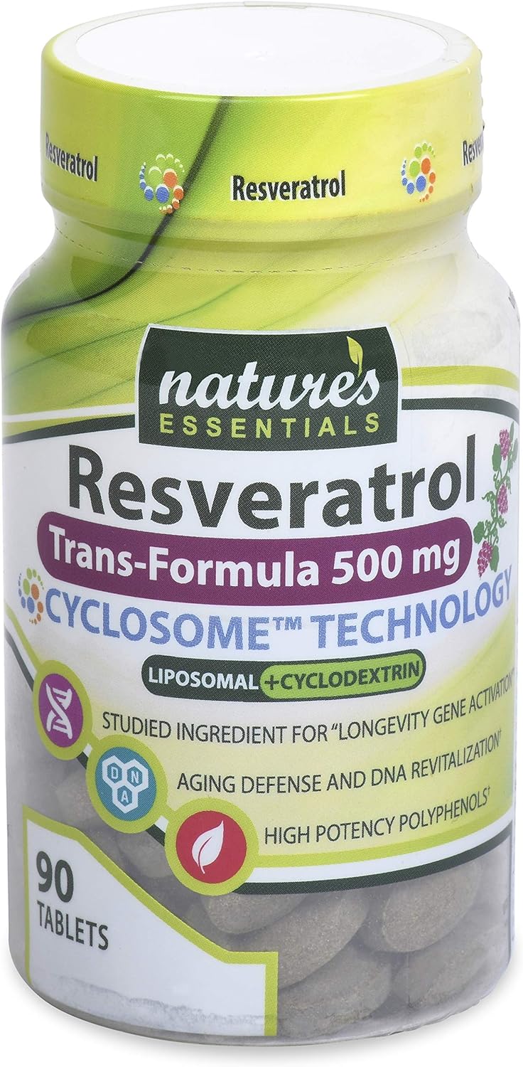 Suplemento Resveratrol liposomal 500 mg Trans-resveratrol