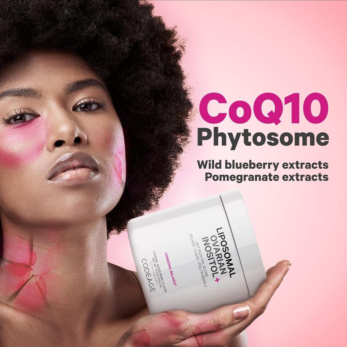 Suplementos en polvo de inositol ovárico liposomal sin OMG