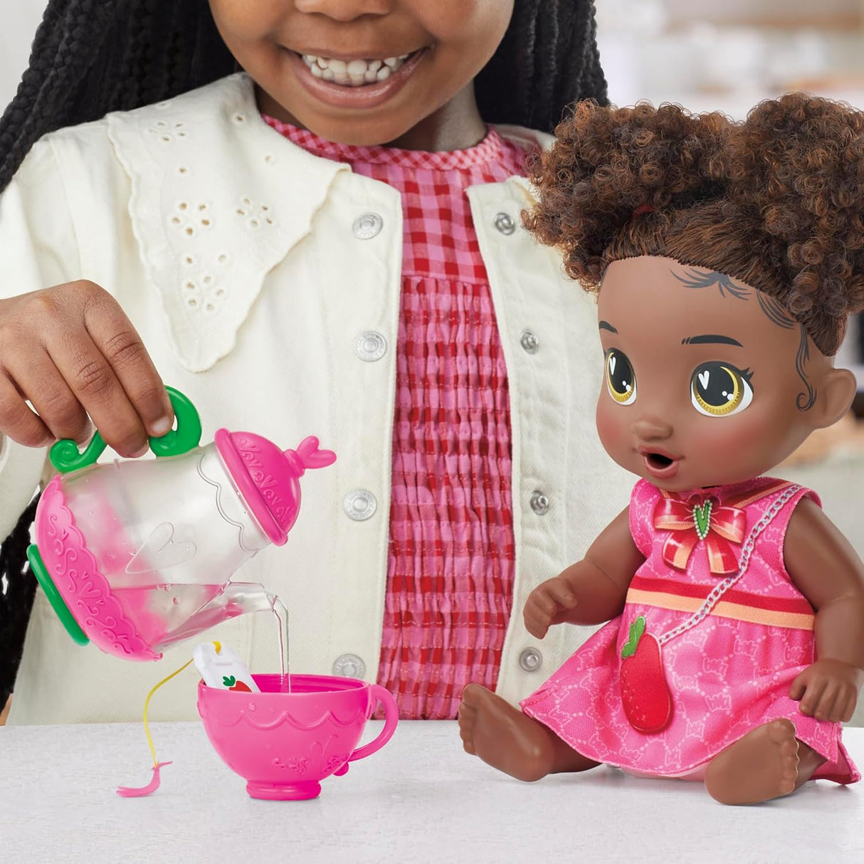 Baby Alive Bubbly Tea Party Muñeca con Accesorios, 11 Pulgadas