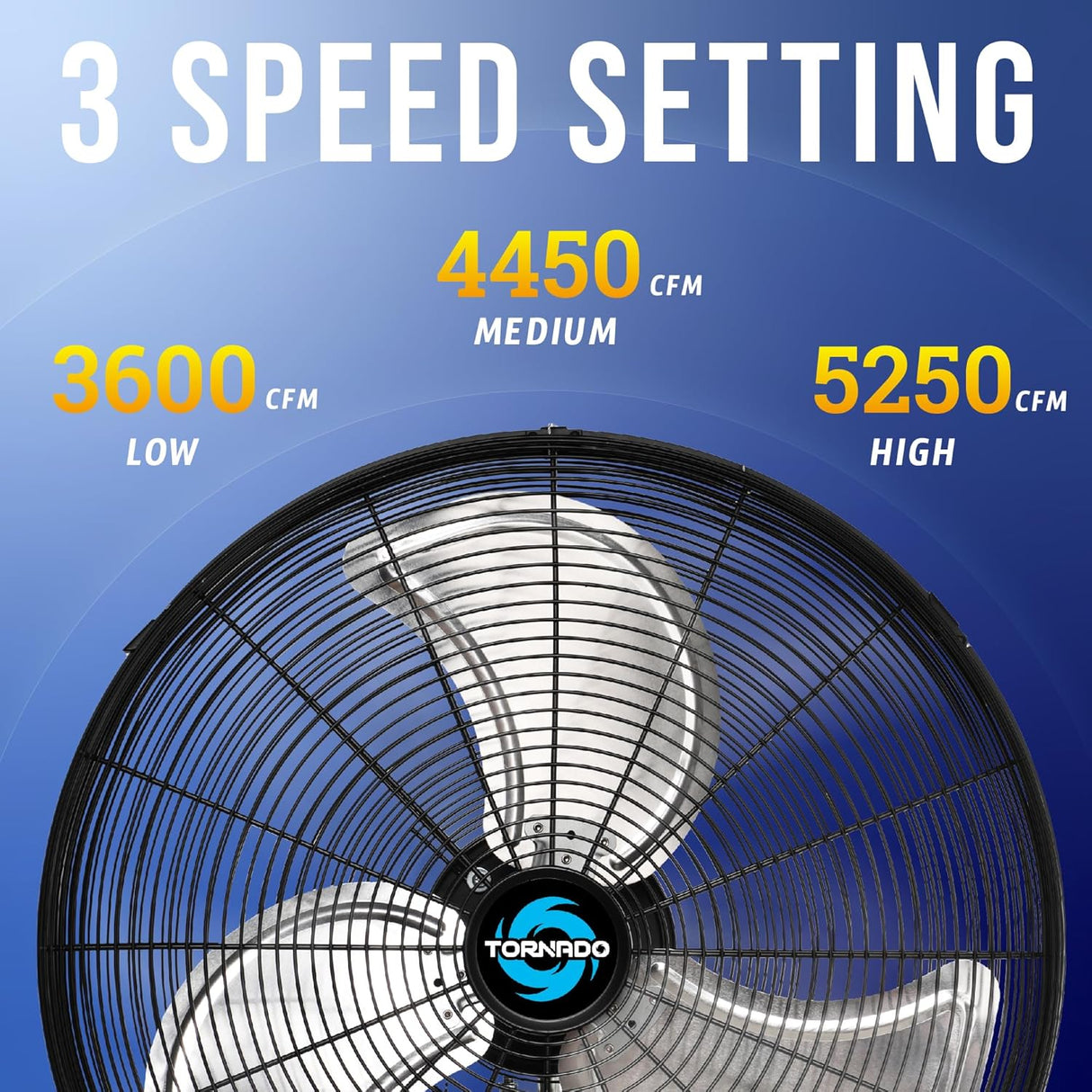 Ventilador Oscilante Tornado 20 Pro, 3 Velocidades, 5250 CFM