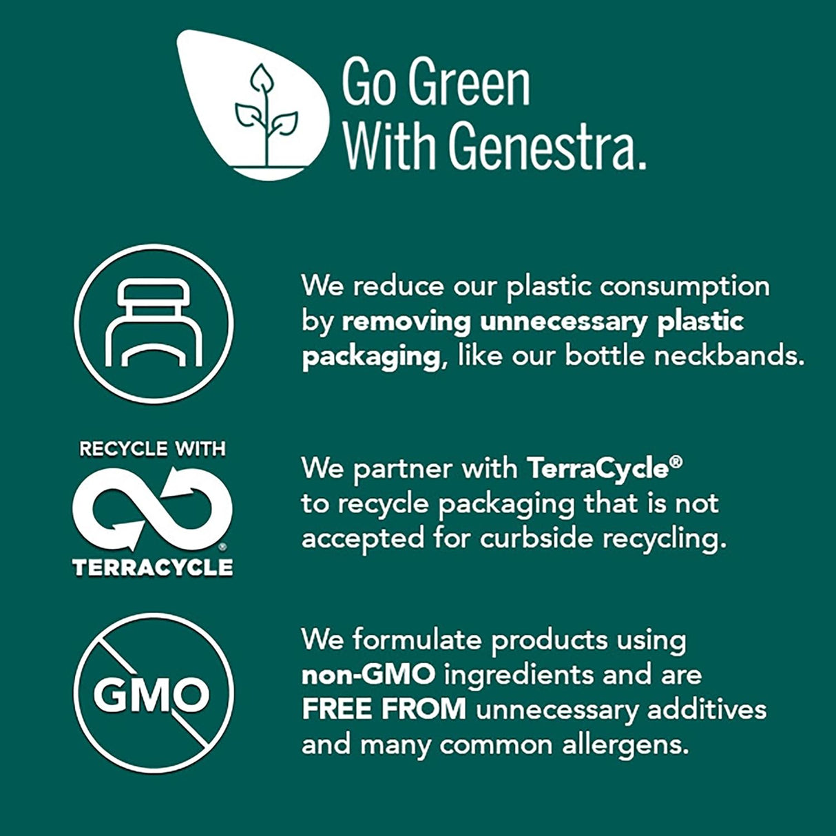 Suplemento probiótico HMF Forte de Genestra - 4 cepas, 120 cápsulas