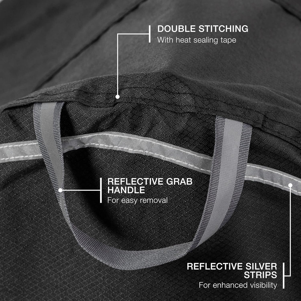 Funda Impermeable para Bicicletas, Alta Resistencia, 210D