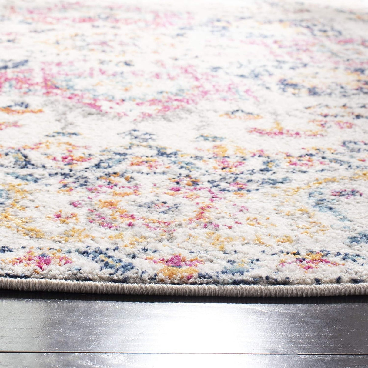 Alfombra Oriental Medallón Distressed para Sala y Comedor MAD603R