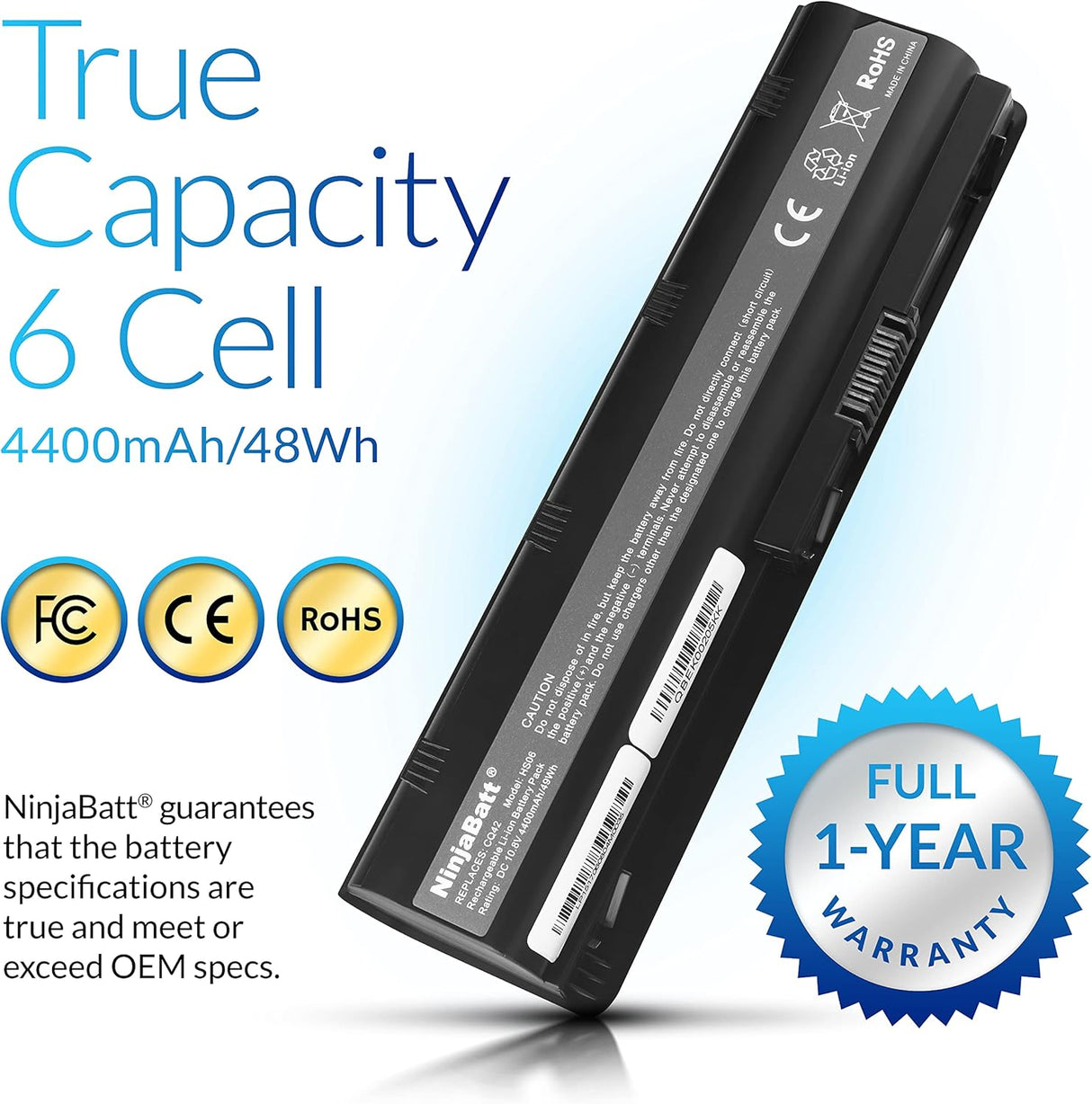 Batería para 593553-001 636631-001 MU06 MU09 593554-001