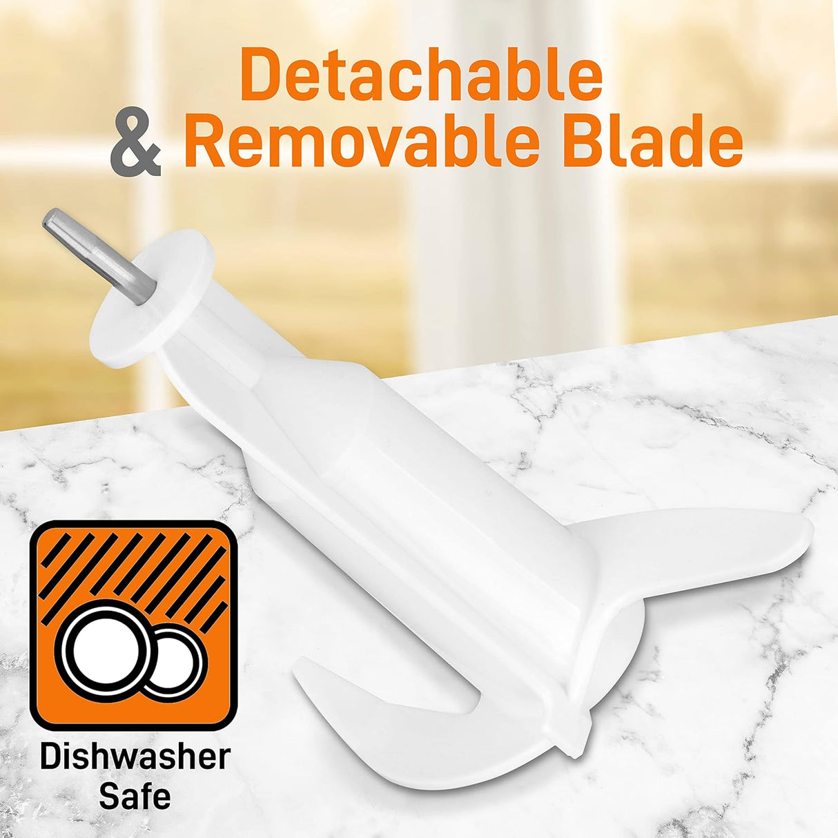 Cuchilla de amasado para procesador de alimentos NutriChef NCFP8