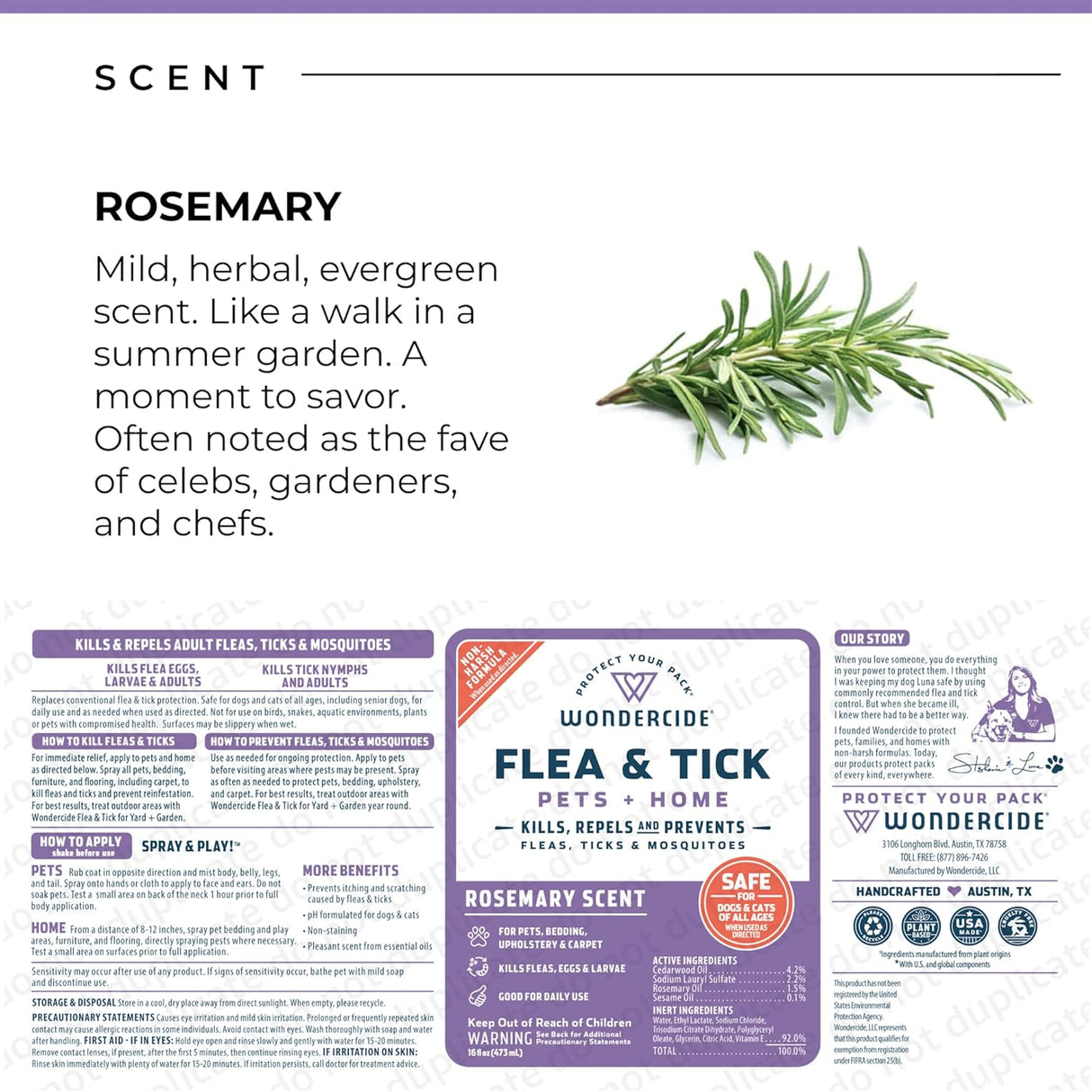 Pulverizador para pulgas garrapatas y mosquitos