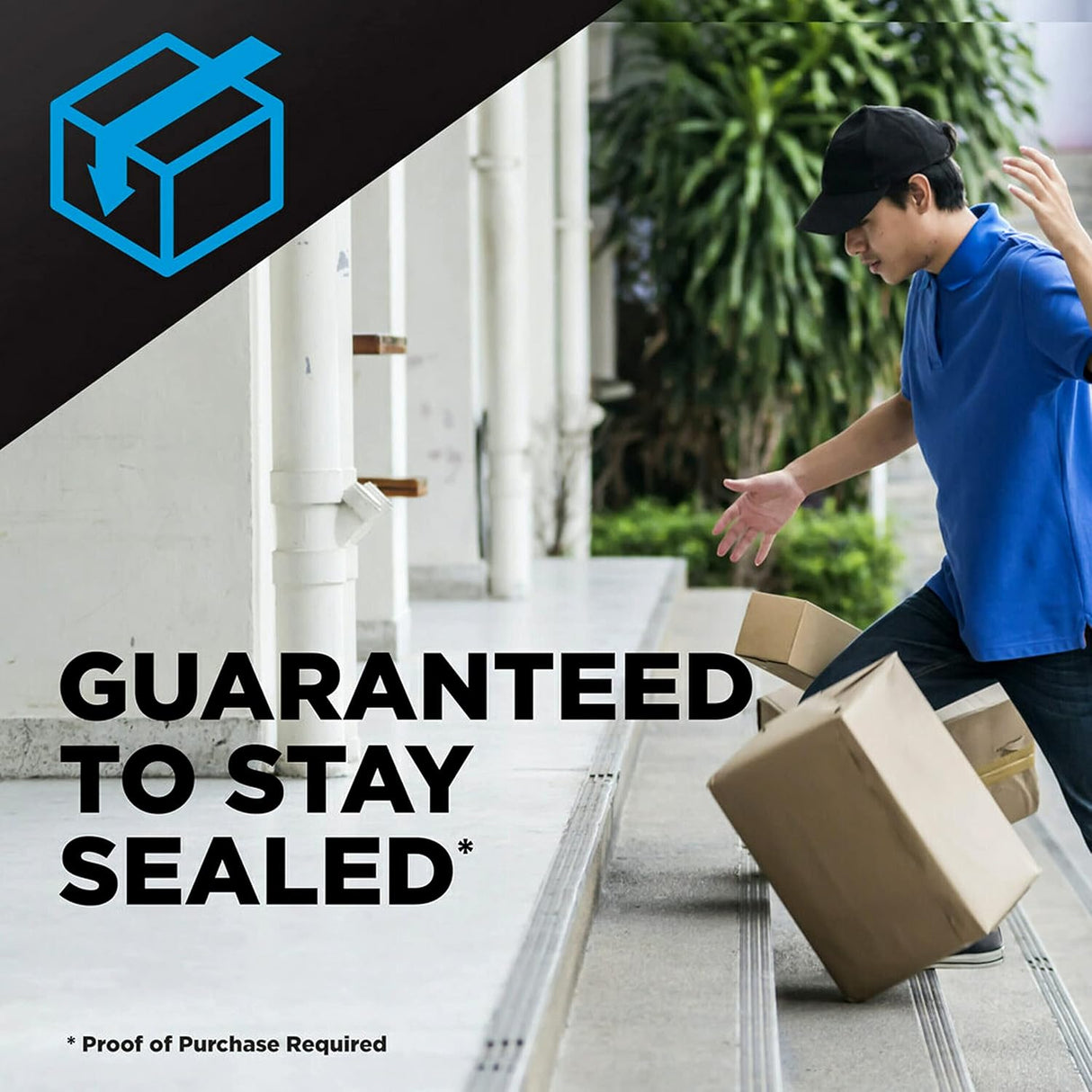 3M 3850-ST, cinta de embalaje superfuerte, 1,88inx54,6yardas, Rojo/Negro Valor no encontrado