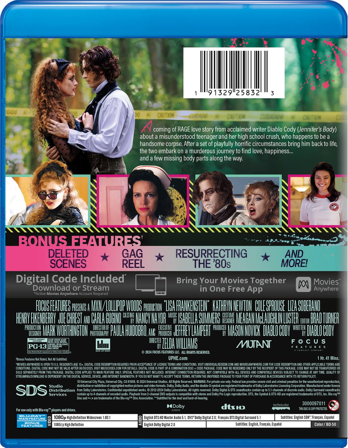 Blu-ray + Digital: Lisa Frankenstein