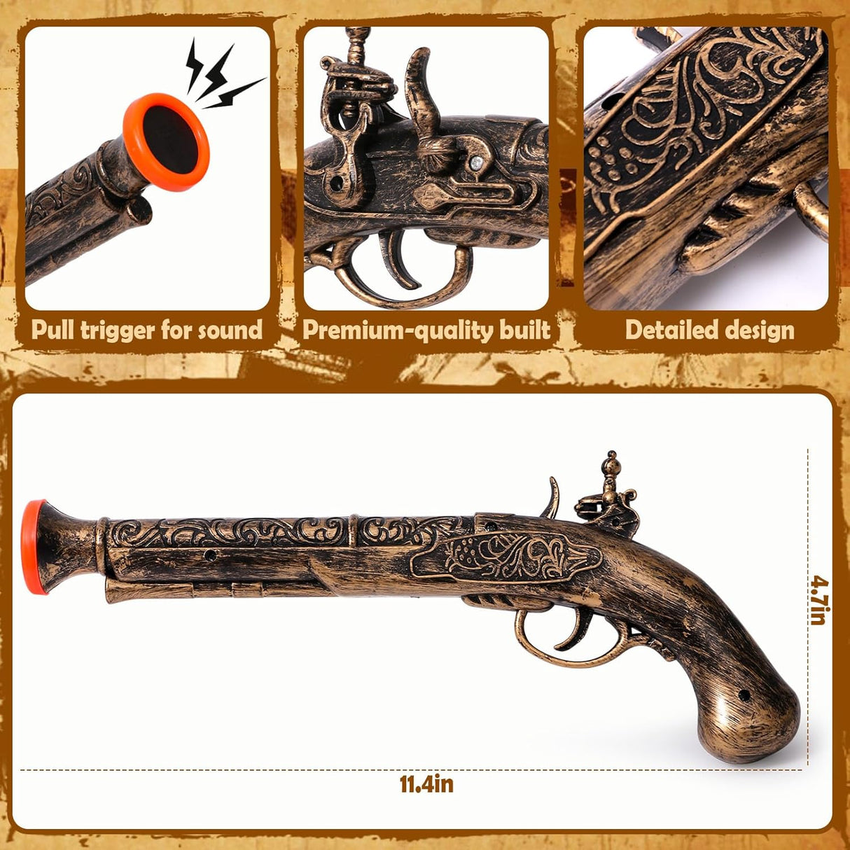 Disfraz de Vaquero para Niños Latocos 7 PCS, 3-10 Años