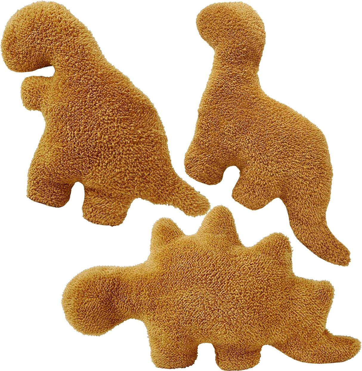 Set de Cojines Dino Chicken Nugget 16in 3PCS - Juguete Infantil
