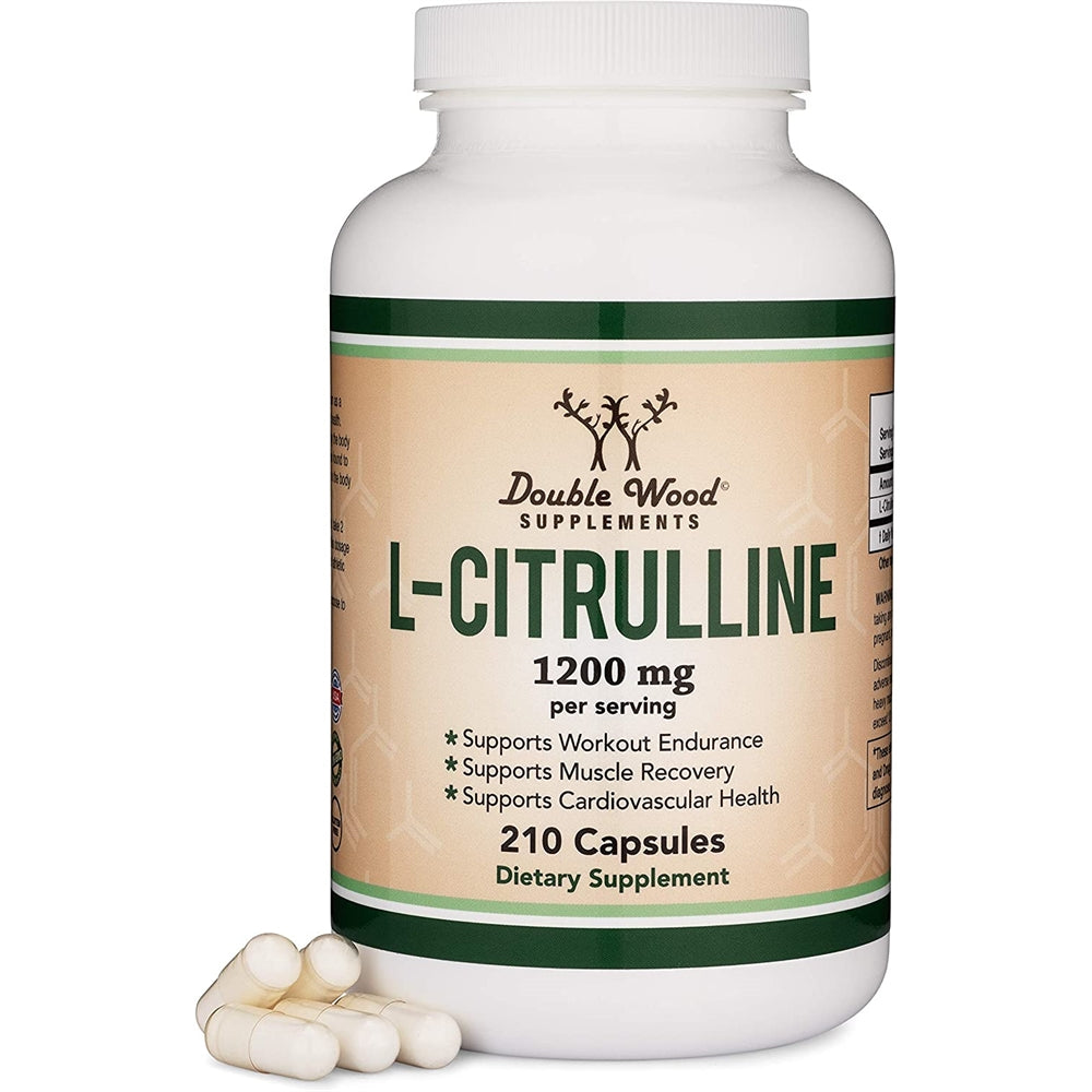 Suplemento L-citrulina arginina y óxido nítrico 1.200 mg