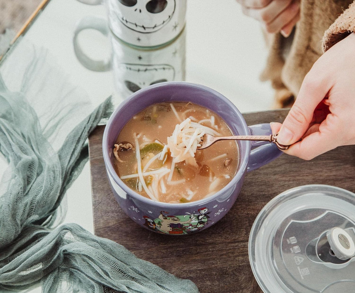 Tazón de sopa Cerámico Disney Pesadilla Antes de Navidad 24 oz