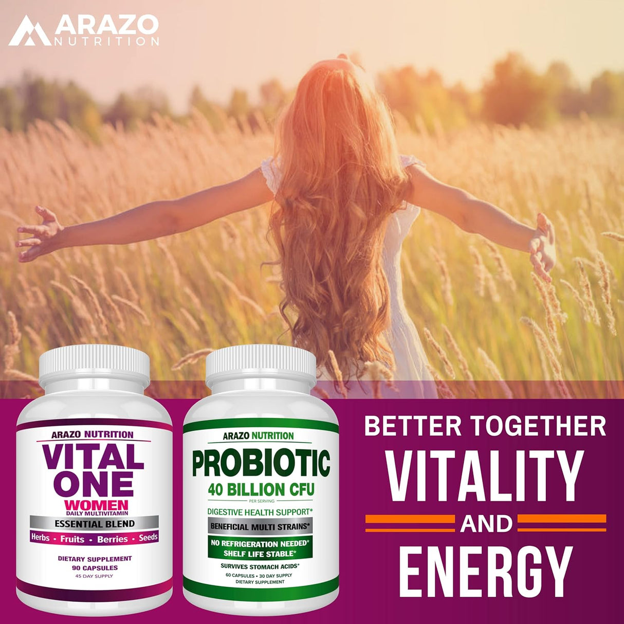 Suplementos Nutrition Vital One Multivitamínico para mujer