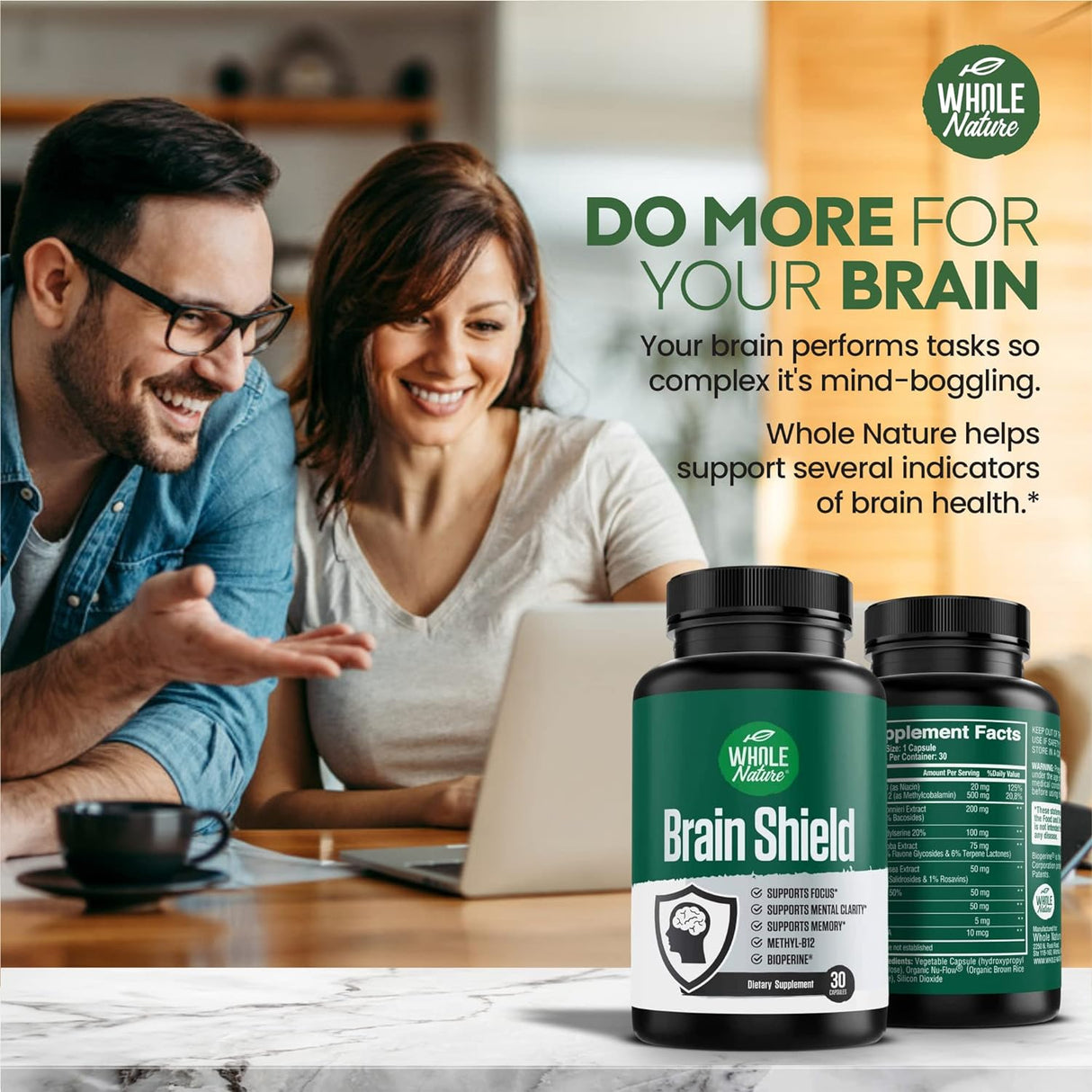 Suplemento Brain Booster Nootropics Memoria & Energía (1)