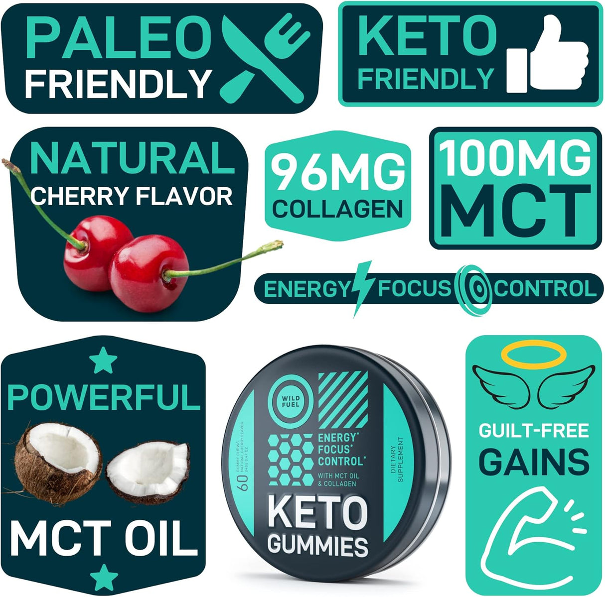 Suplementos Alimenticios colágeno Masticables energéticos