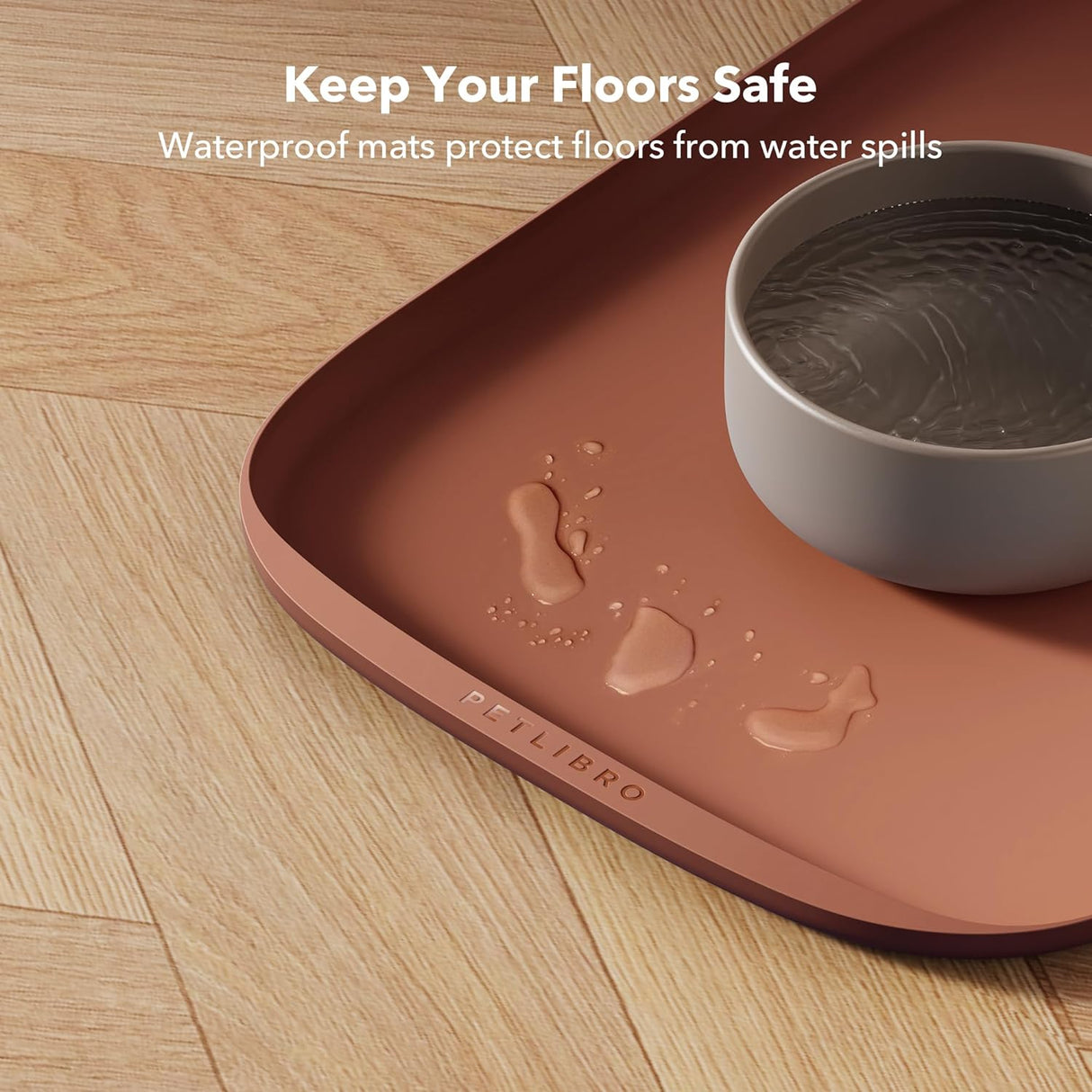 Tapete comedero impermeable para gatos PLPM001 PETLIBRO