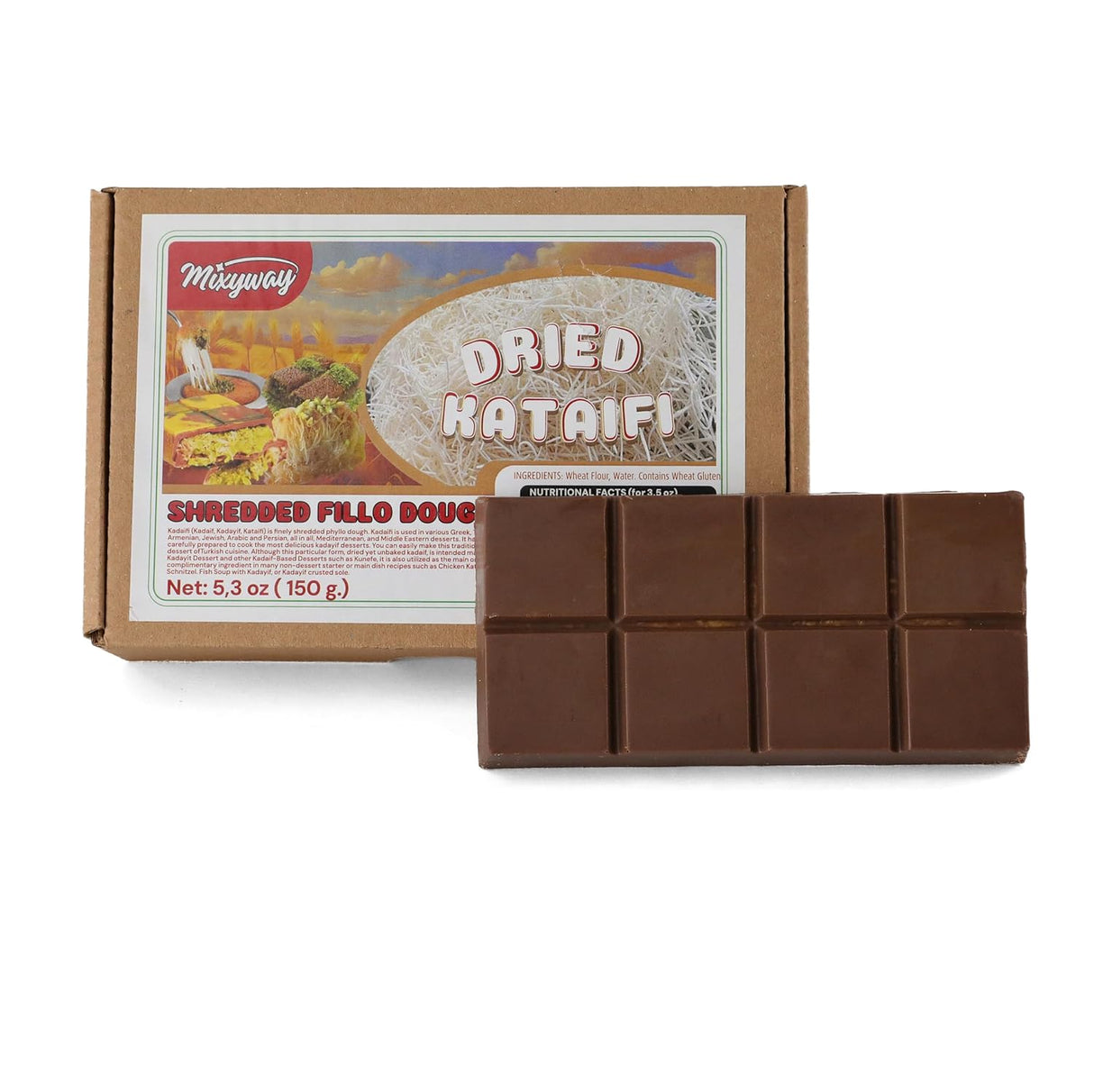 Kataifi de Fideos Fillo para Postre Dubai con Pistacho 150g