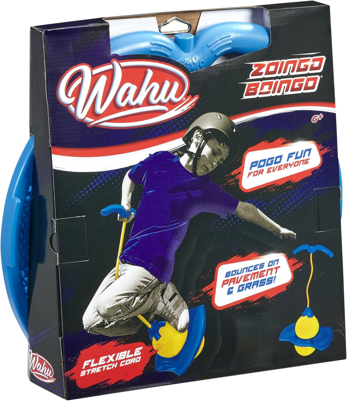 Pogo Ball Wahu Zoingo Boingo, flexible, para niños 6+