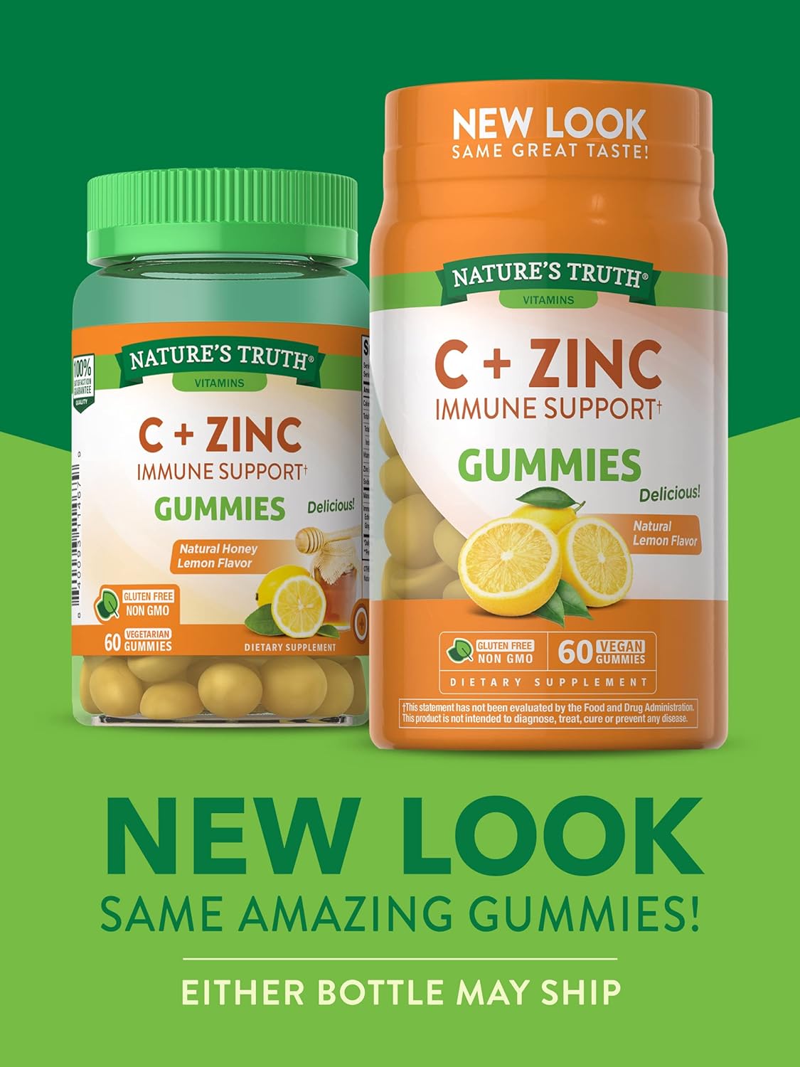 Suplemento Gomitas de vitamina C con zinc 60 unidades