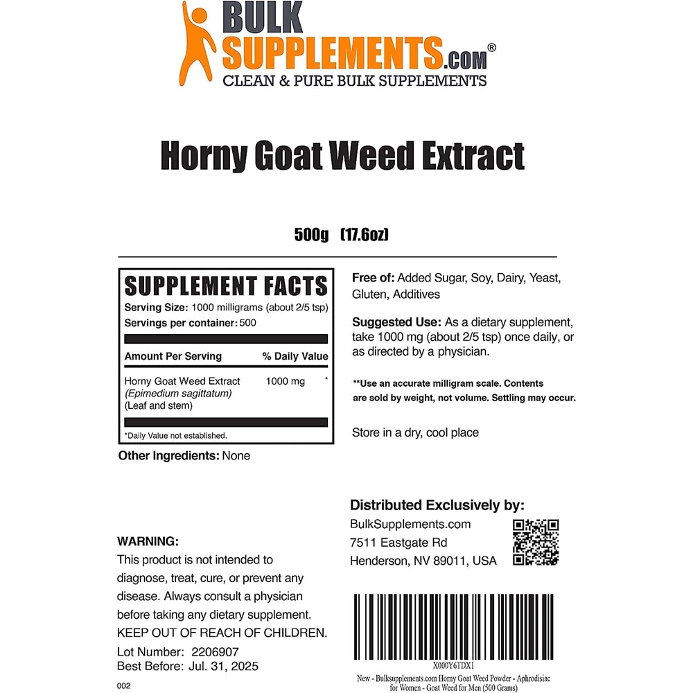 Suplementos Bulksupplements polvo de hierbas para cabras