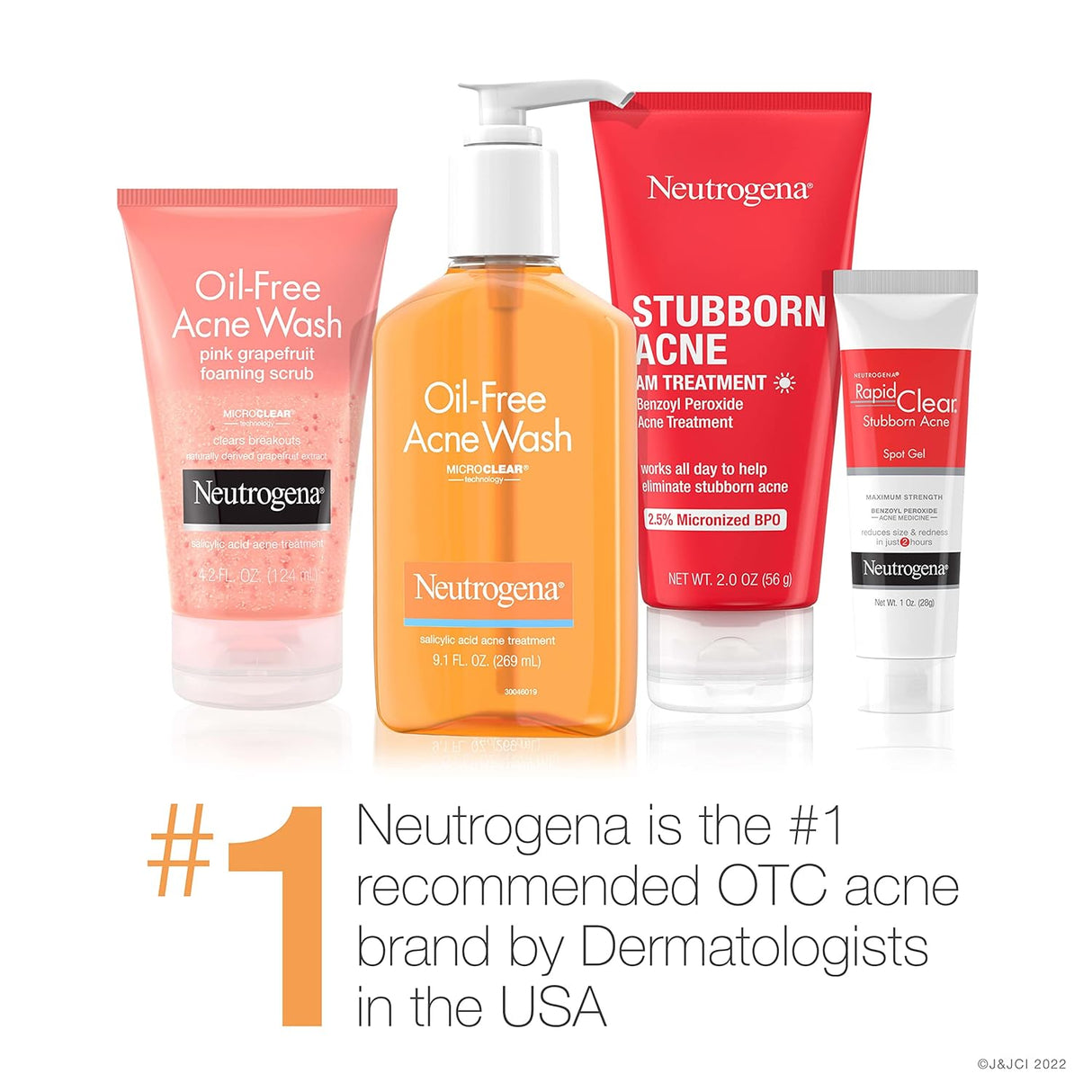 Limpiador Facial Neutrogena Antiacné con Ácido Salicílico 3x9.1oz