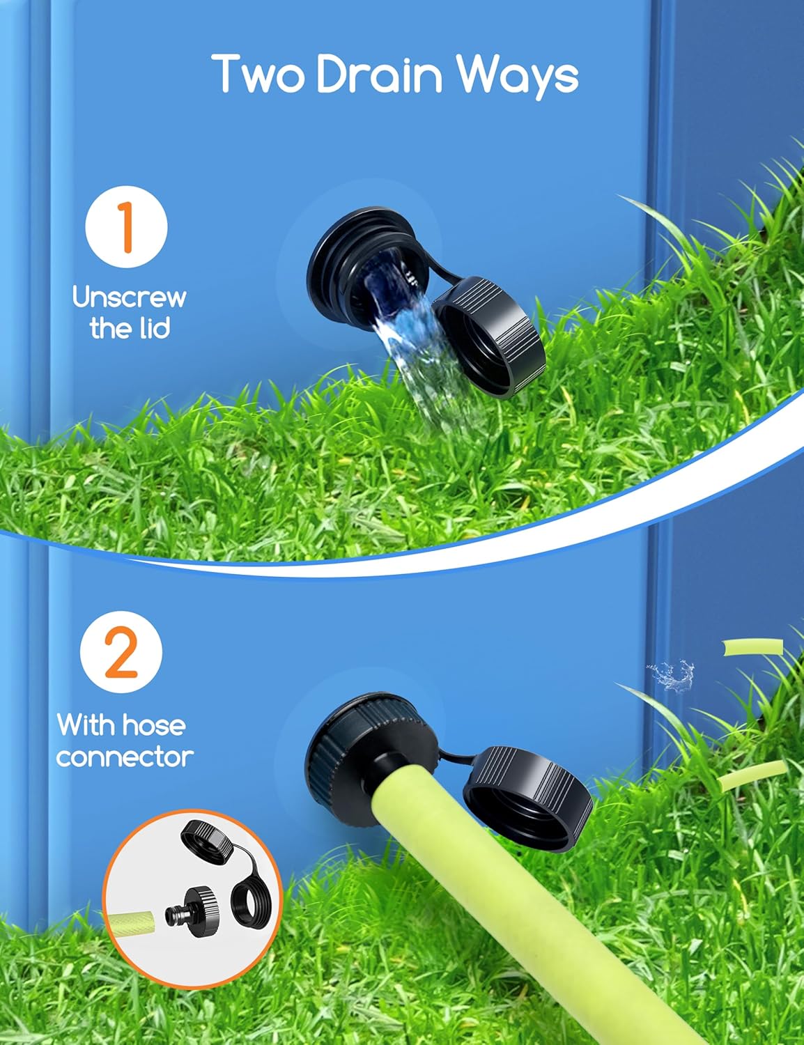 Piscina Plegable para Perros Meowant XXL 71'' x 12'' Portátil