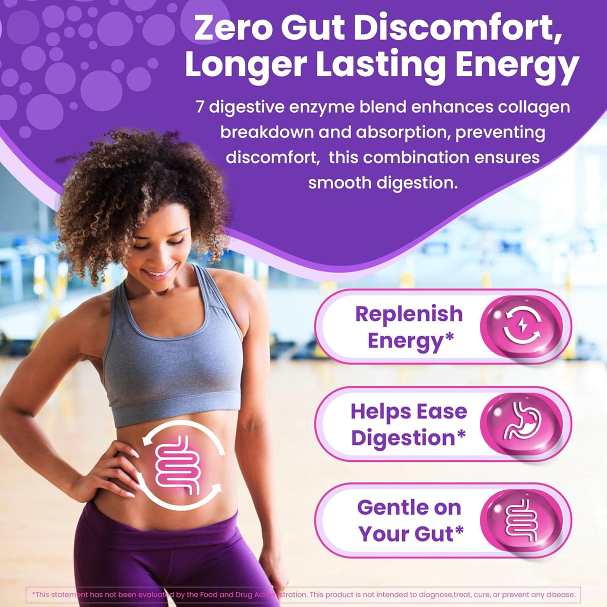 Gummies de Colágeno 3000mg, Antioxidantes y Enzimas, 60 unidades