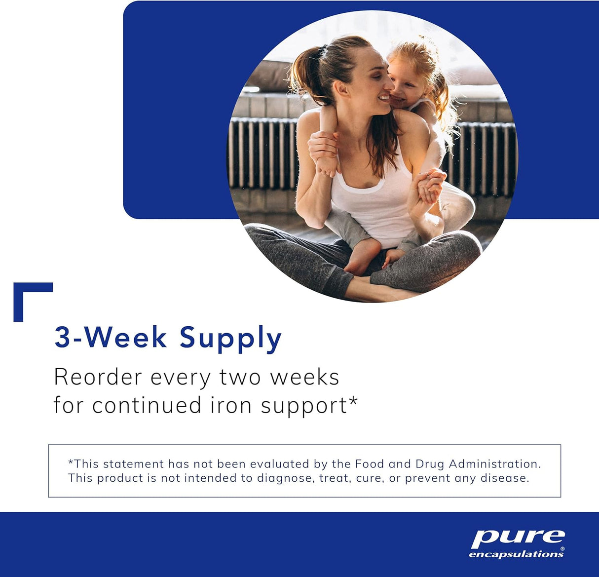 Suplementos Pure Encapsulations Líquido de hierro 4.1 onzas