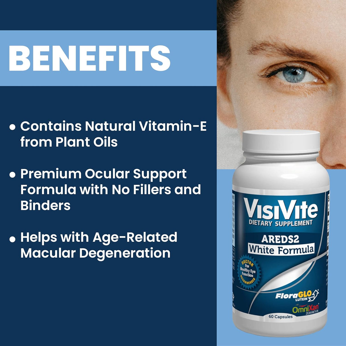 Suplementos Alimenticios vitaminas para los ojos sin zinc