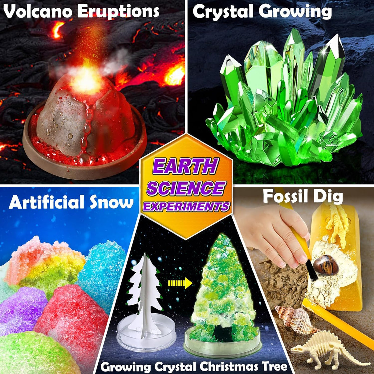 Kit de Experimentos UNGLINGA 150, Juguetes Educativos STEM