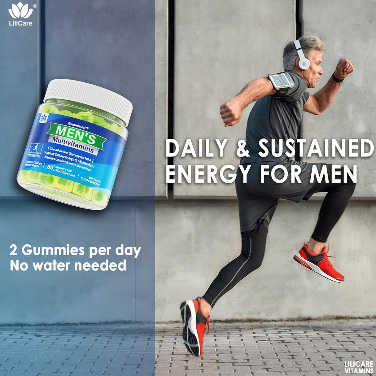 Gummies Multivitamínicos para Hombres - Energía y Inmunidad 60 Cts