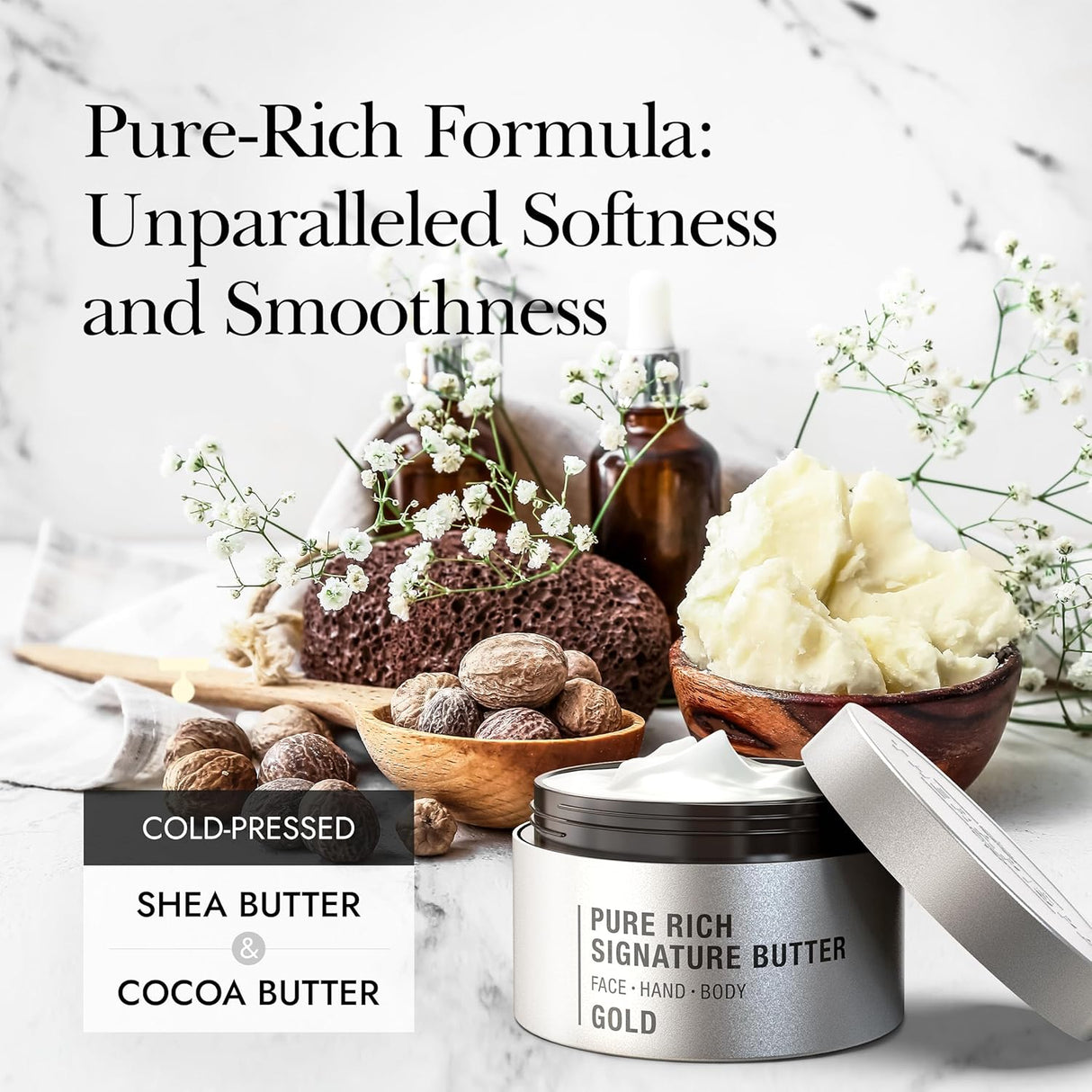 Manteca Corporal Hidratante con Ceramidas y Ácido Hialurónico