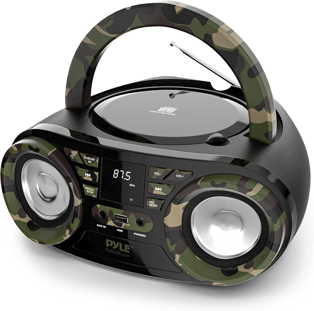 Reproductor de CD portátil Bluetooth PYLE-HOME PHCD59