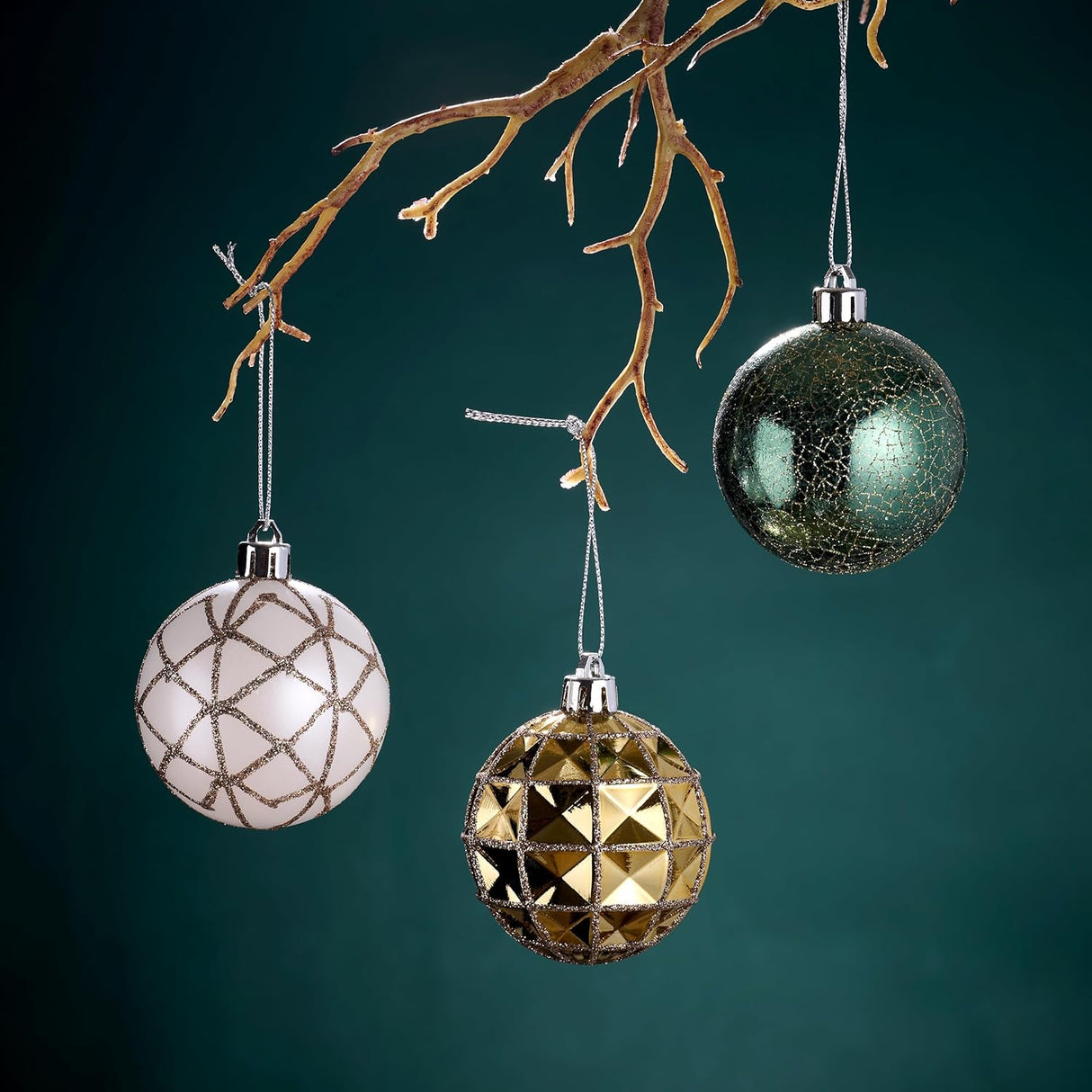 Adornos Navideños DecorbyHannah, 21ct, Shatterproof, Set
