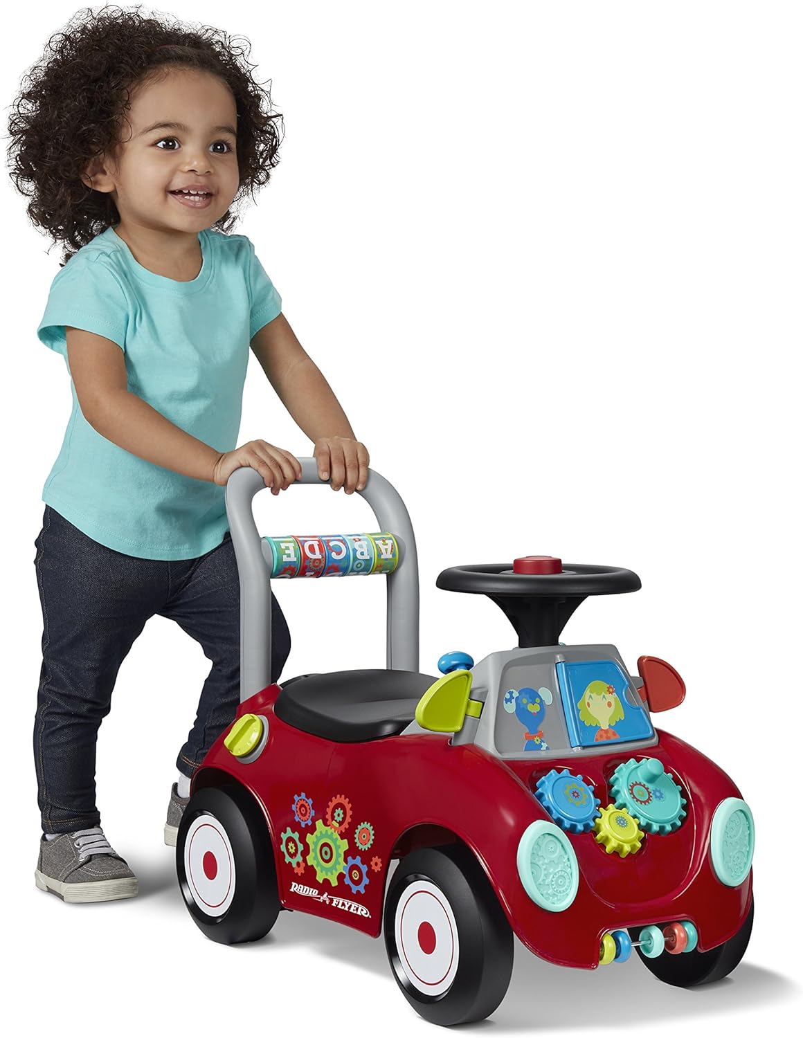 Carrito de paseo Radio Flyer, juguete para sentarse y caminar