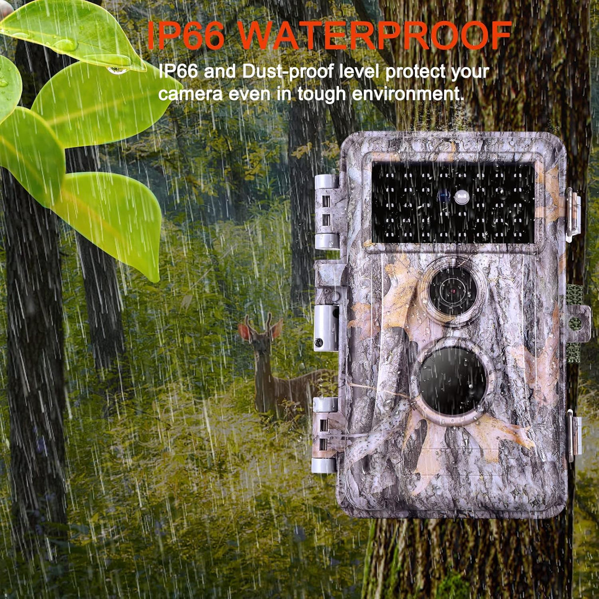 Cámara de Caza Trail&Game 32MP, 1296P, Visión Nocturna