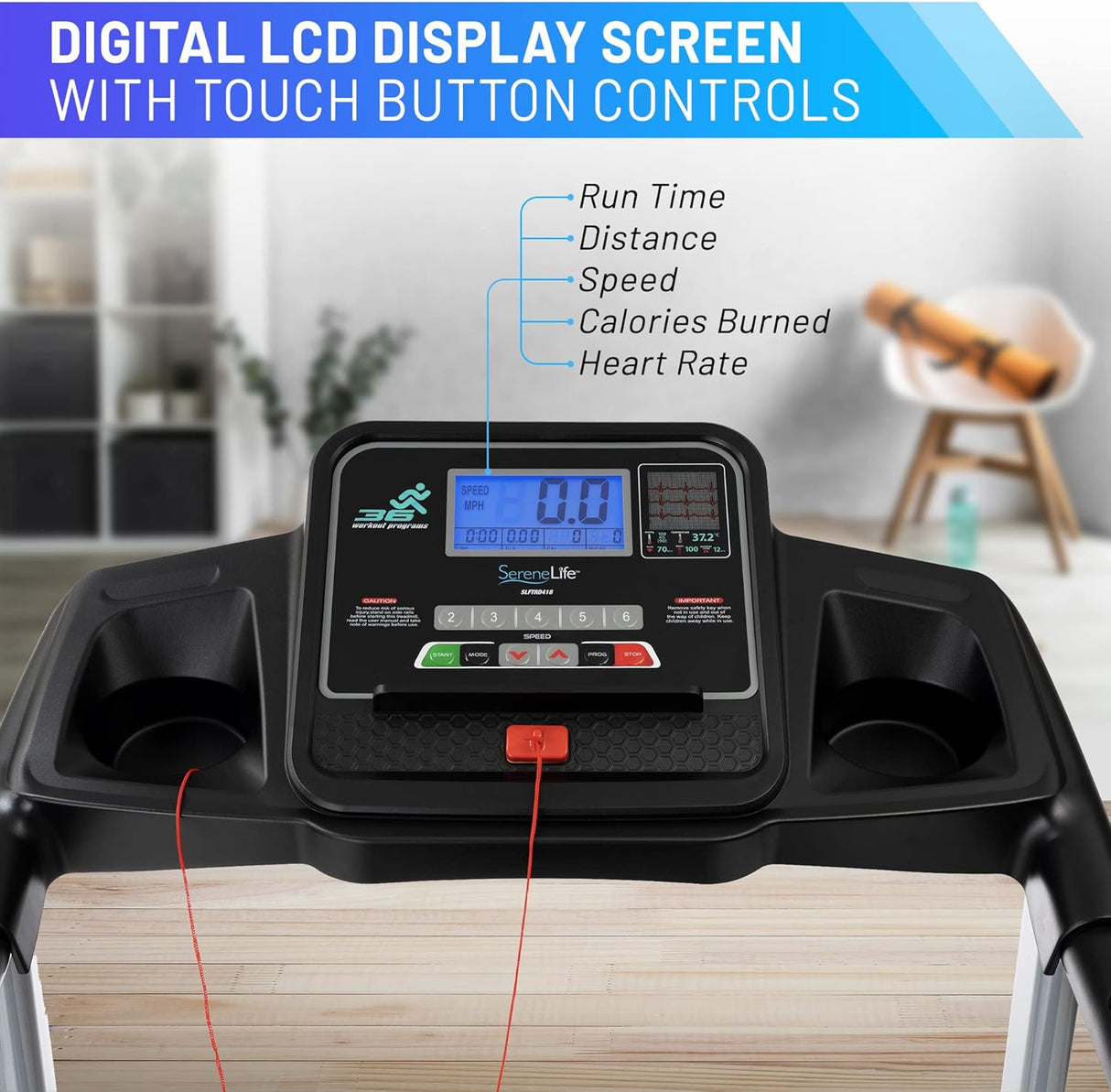 Caminadoras plegable de ejercicio SERENELIFE SLFTRD418