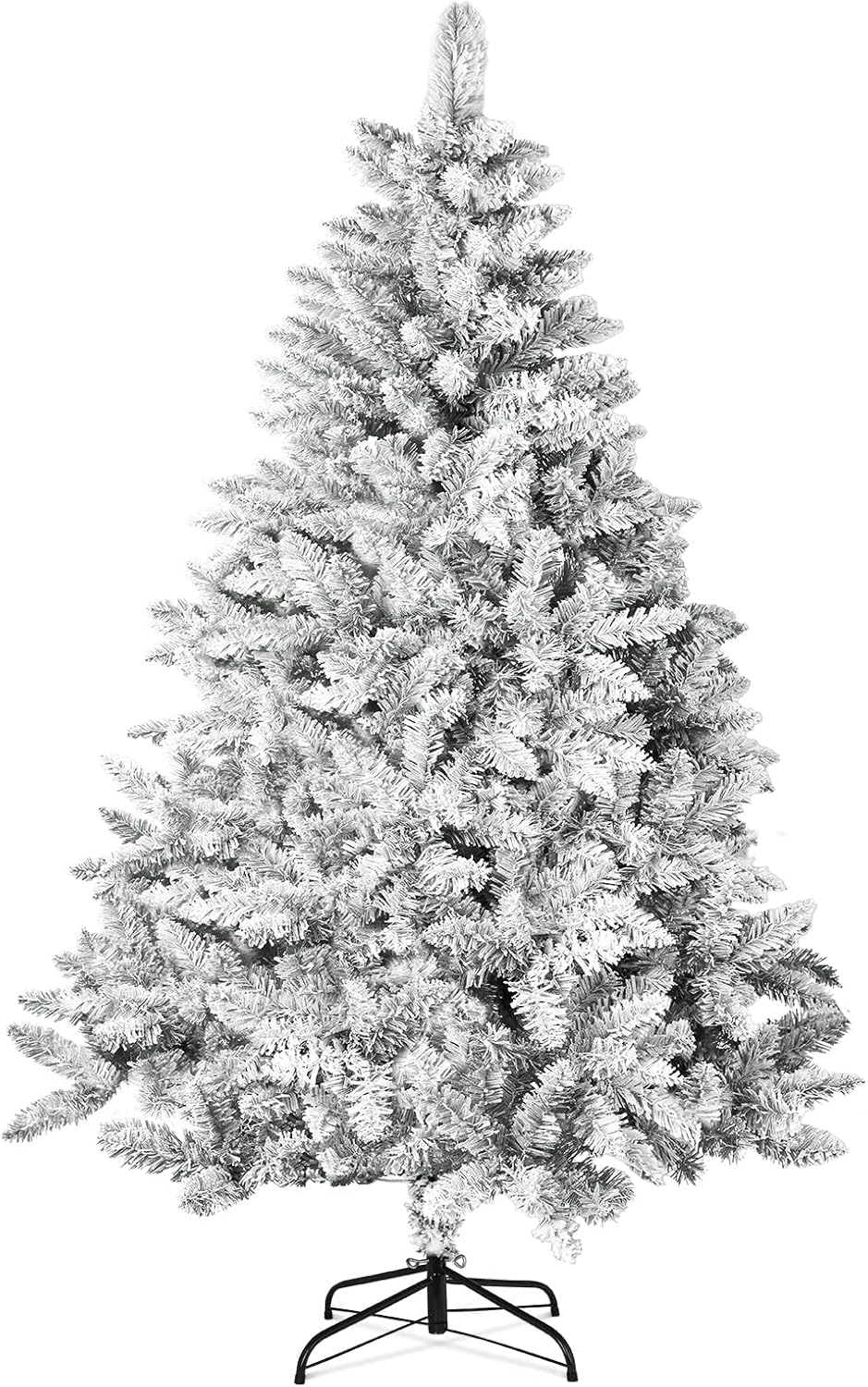 Árbol de Navidad Artificial 6FT, Premium, 1000+ Ramas de Nieve