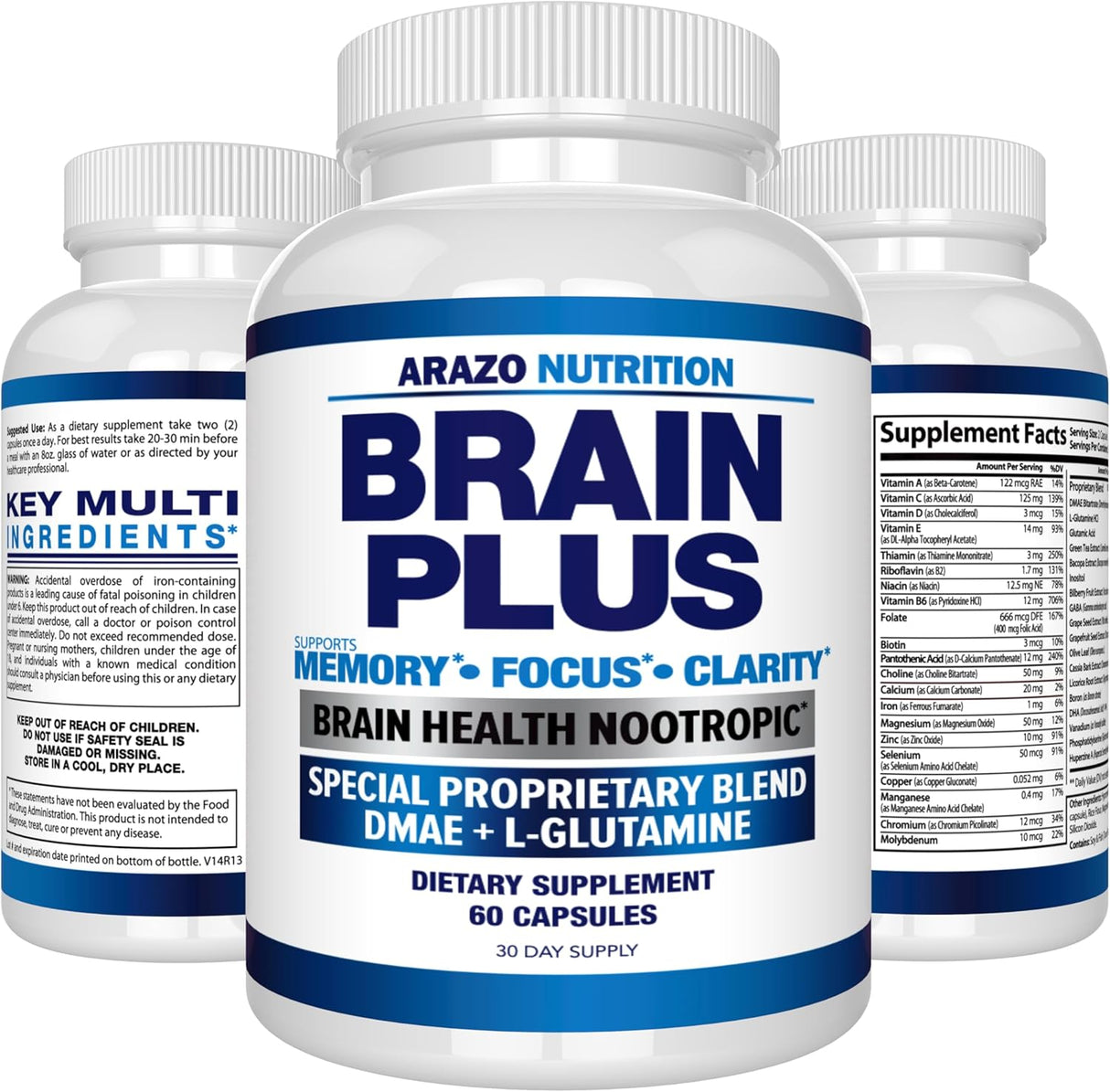 Suplemento prémium para la función cerebral L-Glutamina