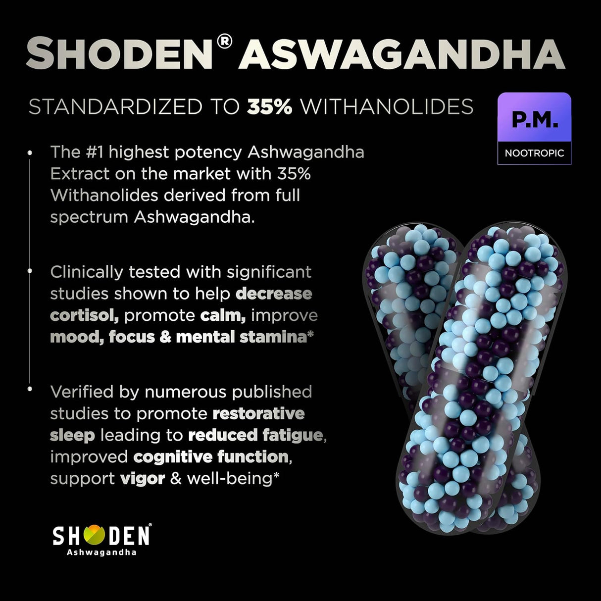 Suplementos AMPM Nootropic Stack: Focus + Calm, Memory