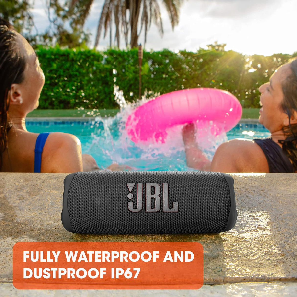JBL Flip 6 - Altavoz Bluetooth portátil, sonido potente y bass