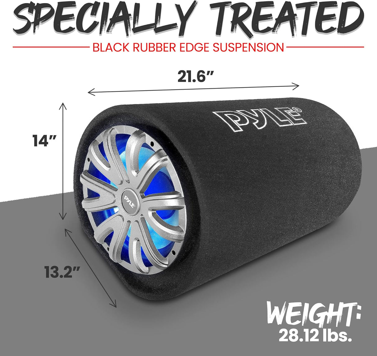 Parlante de tubo subwoofer para auto PYLE PLTAB122