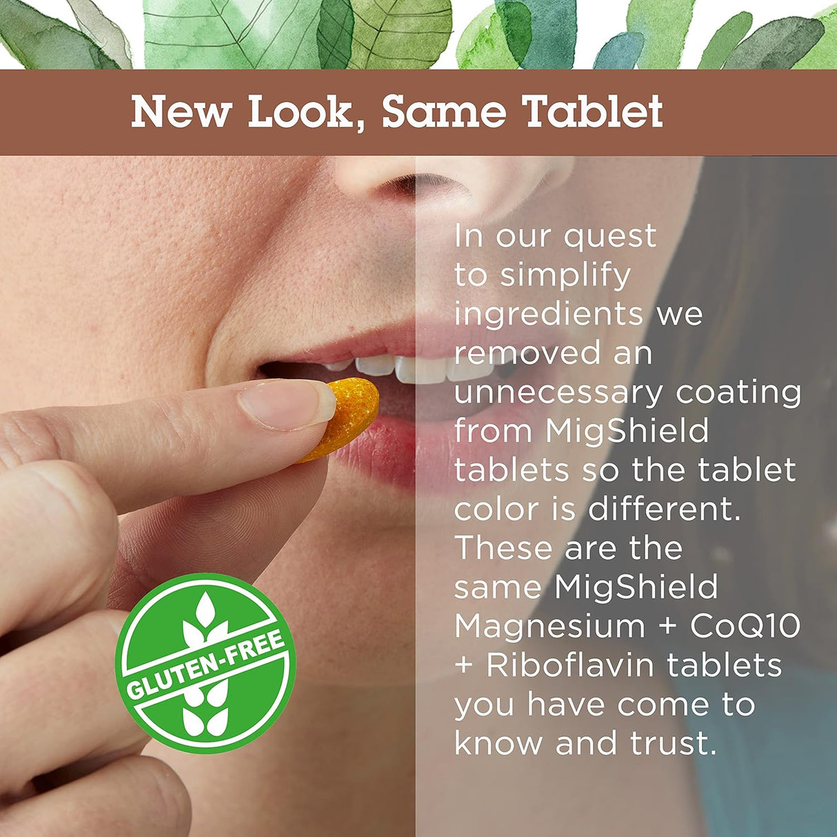 Suplementos de magnesio con riboflavina y CoQ10 60 tabletas