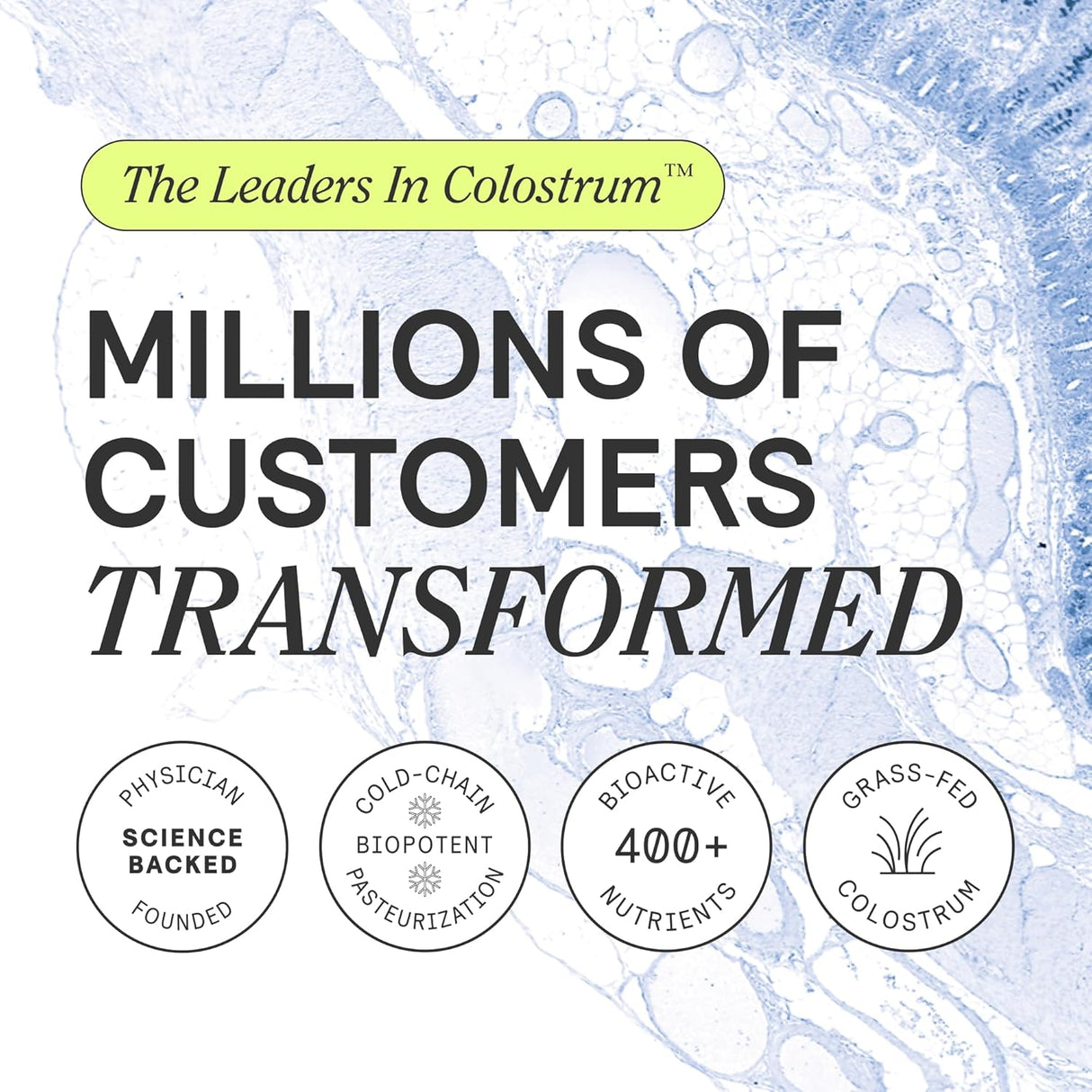 Polvo de Colostro, ARMRA, 400+ Nutrientes Bioactivos, 120 Serv.