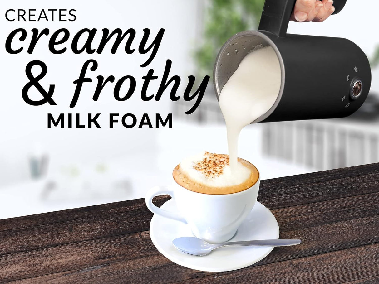 Vaporizador de leche 4 en 1 eléctrico de acero inoxidable