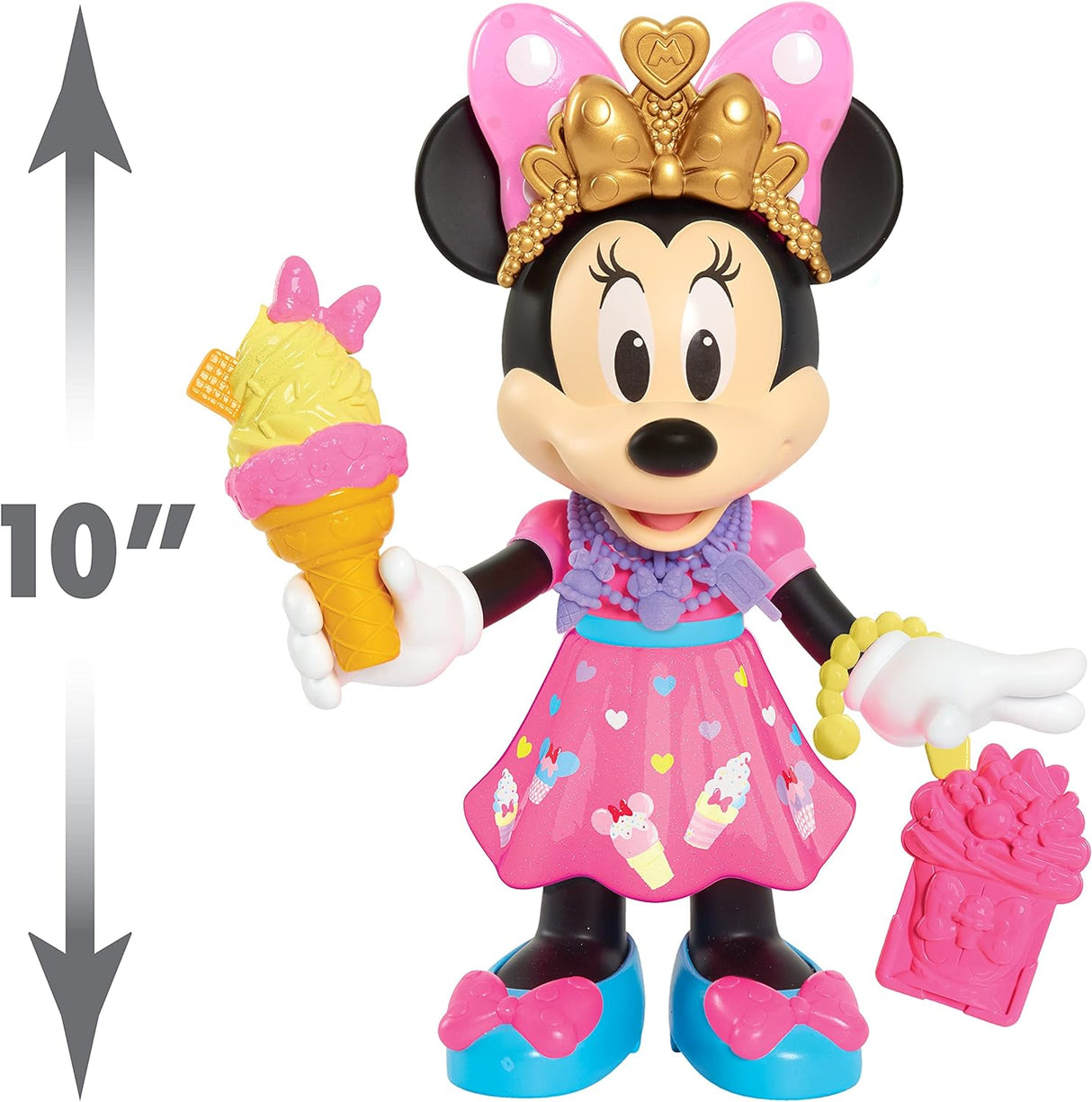 Muñeca Interactiva Minnie Mouse, Disney Junior, 10 Pulgadas